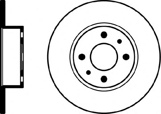 Tarcza hamulcowa tylna Fiat/Alfa/Lancia 164202610001 cena, od 25,93 USD