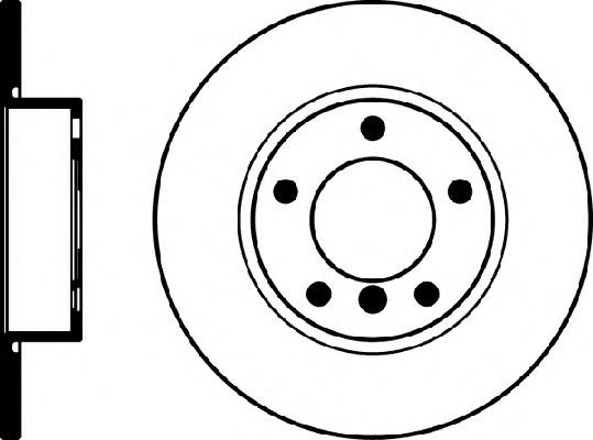 Tarcza hamulcowa przednia BMW 34111160673