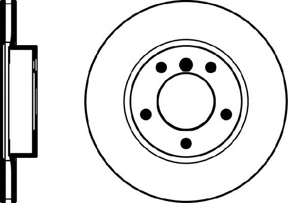 Tarcza hamulcowa przednia BMW 34116766239
