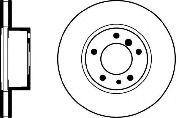 Tarcza hamulcowa przednia 34116756090 BMW