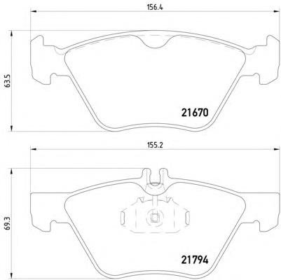 8DB 355 007-861 HELLA klocki hamulcowe przednie tarczowe