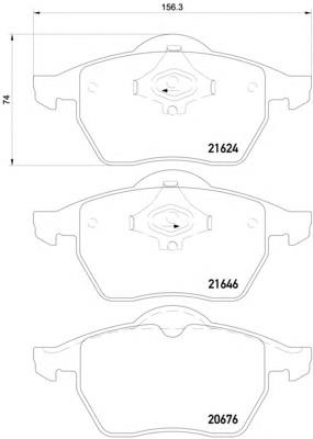 Klocki hamulcowe przednie tarczowe HELLA 8DB355007881 cena, od 29,94 USD