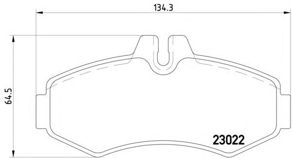 Klocki hamulcowe przednie tarczowe 8DB355008631 HELLA