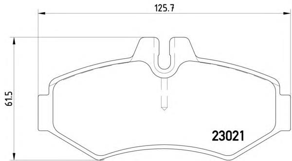 Okładziny (klocki) do hamulców tarczowych tylne Mercedes A0034202420 cena, od 20,63 USD