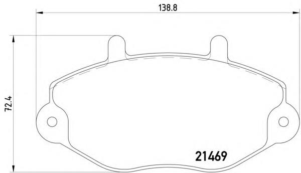 Klocki hamulcowe przednie tarczowe Dafmi D864E cena, od 28,36 USD