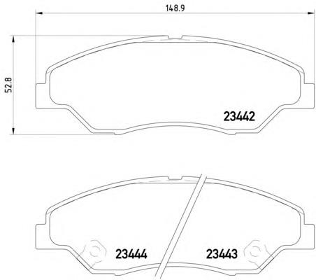 Klocki hamulcowe przednie tarczowe Hyundai/Kia SP1118 cena, od 15,24 USD