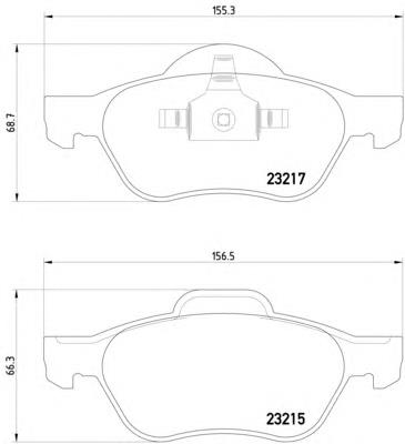 Do koszyka 7711946191 Renault (RVI) Klocki hamulcowe przednie tarczowe