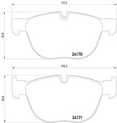 8DB355012541 HELLA klocki hamulcowe przednie tarczowe