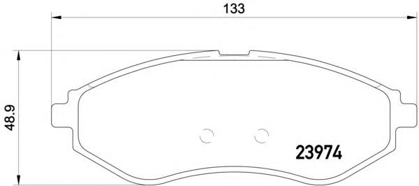 8DB355011251 HELLA klocki hamulcowe przednie tarczowe