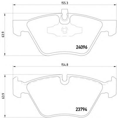 8DB355011941 HELLA klocki hamulcowe przednie tarczowe