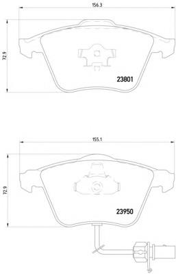 DP41495R EBC Brakes Klocki hamulcowe przednie tarczowe