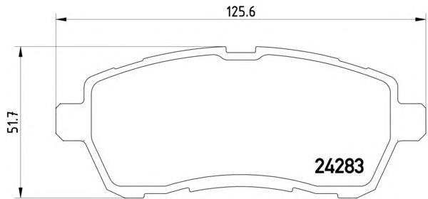 Do koszyka 8V512K021BA Ford Klocki hamulcowe przednie tarczowe