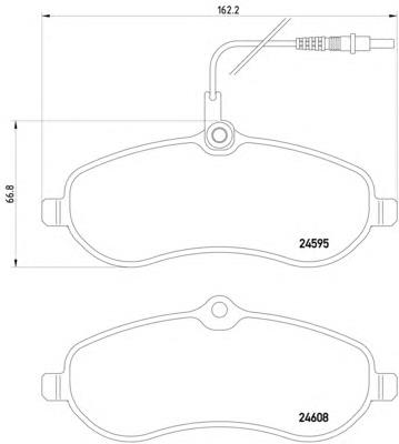 425366 Peugeot/Citroen Klocki hamulcowe przednie tarczowe