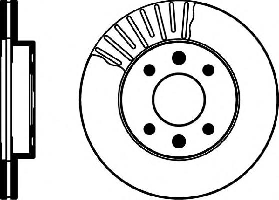 8671000085 Renault (RVI) Tarcza hamulcowa przednia