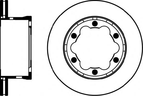Do koszyka A904423051207 Mercedes Tarcza hamulcowa tylna