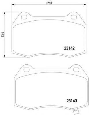 Klocki hamulcowe przednie tarczowe Ferodo FCP1561H cena, od 50,33 USD