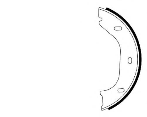 Klocki hamulcowe tylne bębnowe BMW 34411159467