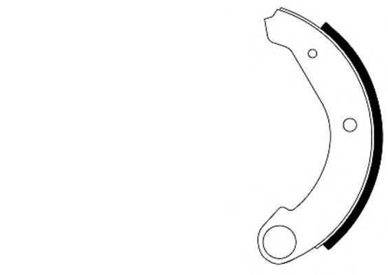 9317065 Opel Klocki hamulcowe tylne bębnowe