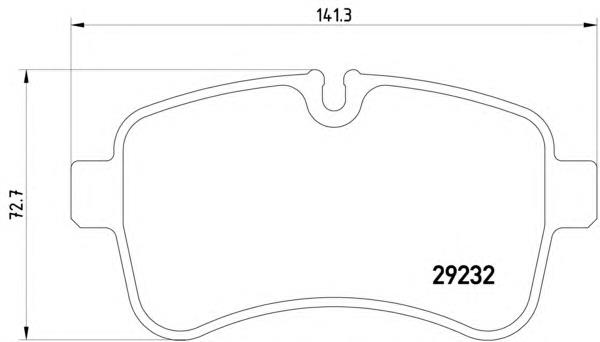 Okładziny (klocki) do hamulców tarczowych tylne Errevi PF9232 cena, od 33,16 USD