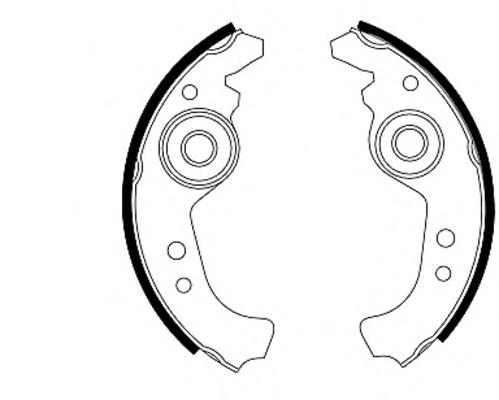 71738375 Fiat/Alfa/Lancia Klocki hamulcowe tylne bębnowe