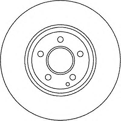 Tarcza hamulcowa przednia Mercedes 2044211012