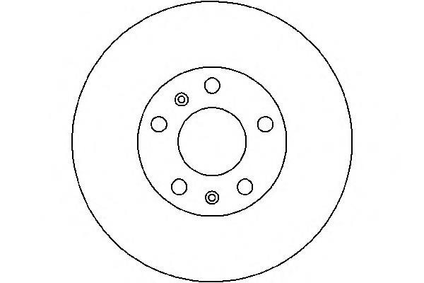 8DD355113321 HELLA Tarcza hamulcowa tylna