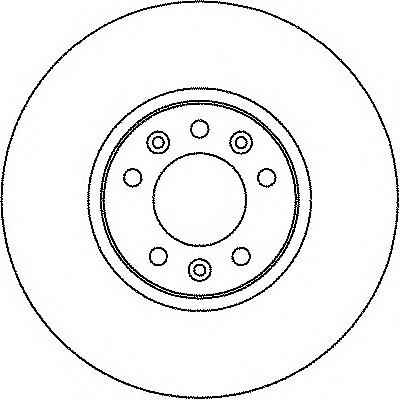 8DD 355 113-671 HELLA tarcza hamulcowa przednia