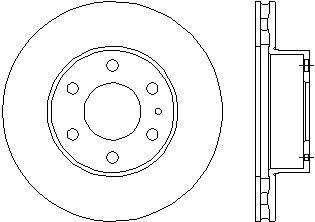 Do koszyka 504121605 Iveco Tarcza hamulcowa przednia