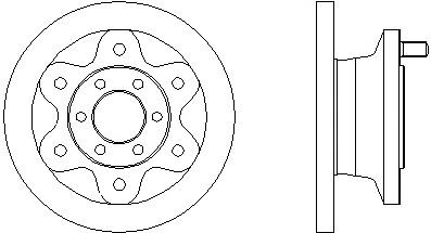 Tarcza hamulcowa przednia TRW DF6532S cena, od 109,07 USD