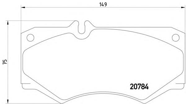Klocki hamulcowe przednie tarczowe 6014210608 Mercedes