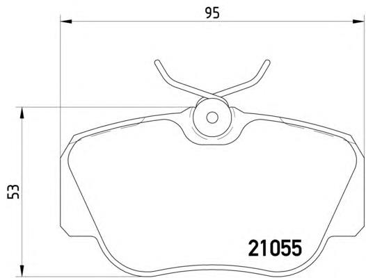 Klocki hamulcowe przednie tarczowe Mercedes 001420812067 cena, od 25,12 USD