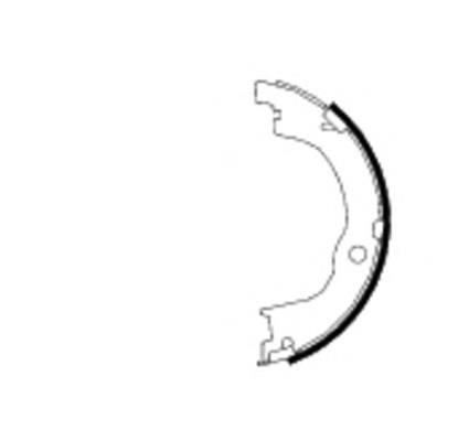 Klocki hamulca ręcznego 96625871 General Motors