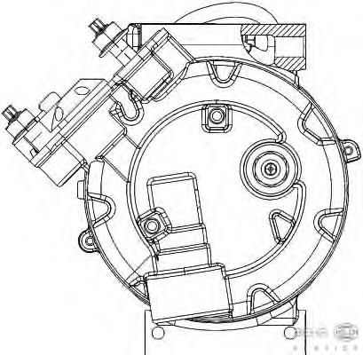 Sprężarka klimatyzacji 1697034 Ford