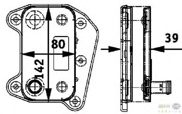 709269290 Mercedes Chłodnica oleju