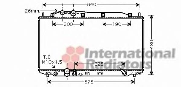 Chłodnica silnika Honda 19010RRH901 cena, od 93,04 USD