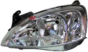 Reflektor lewy 93185145 Opel