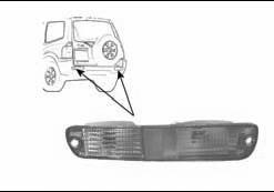 MN133775 Mitsubishi Lampa zespolona zderzaka tylnego lewa