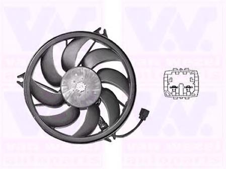 Wentylator elektryczny układu chłodzenia kompletny (silnik+wirnik) Mahle Original CFF290000P