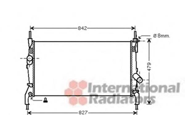 Chłodnica silnika Ford 1383317 cena, od 109,05 USD