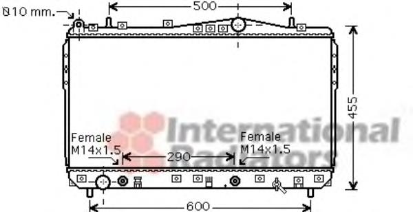 96553423 General Motors Chłodnica silnika