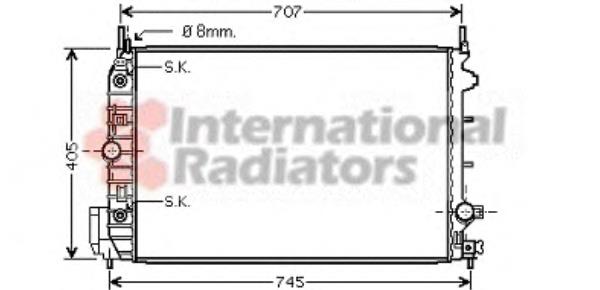 Chłodnica silnika Polcar 551808A6 cena, od 112,37 USD