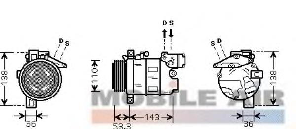 64524149481 BMW Sprężarka klimatyzacji