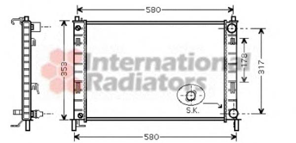 Chłodnica silnika Ford 1206550 cena, od 75,26 USD