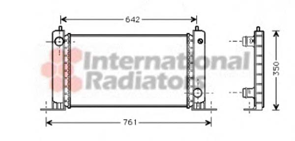 Chłodnica silnika 0051735217 Fiat/Alfa/Lancia