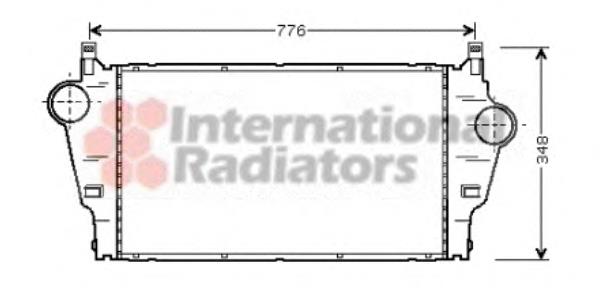 Chłodnica intercoolera 6037J81 Polcar