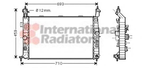 Chłodnica silnika General Motors 1300252 cena, od 81,08 USD