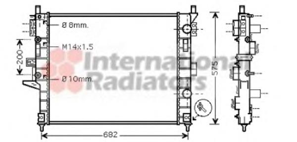 Chłodnica silnika Mercedes 1635000103 cena, od 137,91 USD