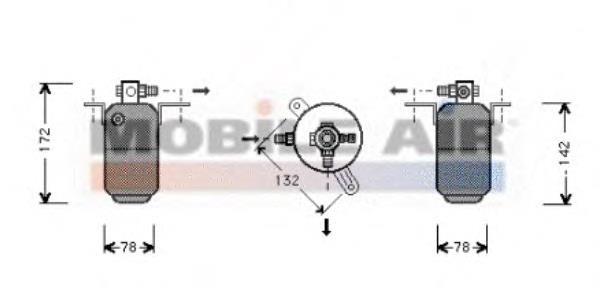 Osuszacz klimatyzacji A2108300283 Mercedes