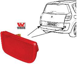 95528461 General Motors Lampa odblaskowa zderzaka tylnego lewa