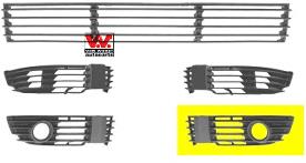 Do koszyka 3B0853665JB41 VAG Zaślepka (kratki) lamp przeciwmgielnych zderzaka przedniego lewa